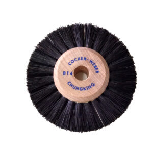 Lathe Brushes - Weber 2 Rows Converging Bristles 12/pkg