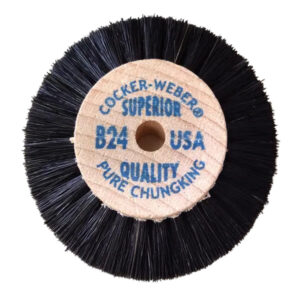 Lathe Brushes - Weber 3 Rows Converging Bristles