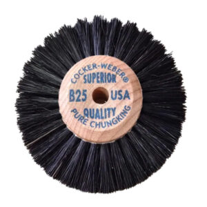 Lathe Brushes - Weber 3 Rows Straight Bristles 12/pkg