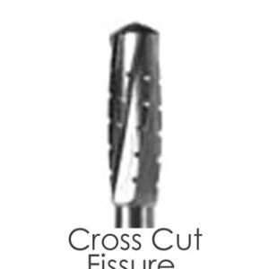 FG Carbide Burs - Cross-Cut Straight Fissure Round End