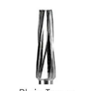 FG Carbide Burs - Plain Tapered Fissure Flat End